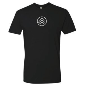 Black Short Sleeve T-Shirt Front