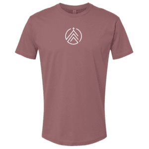 Mauve Short Sleeve T-Shirt Front